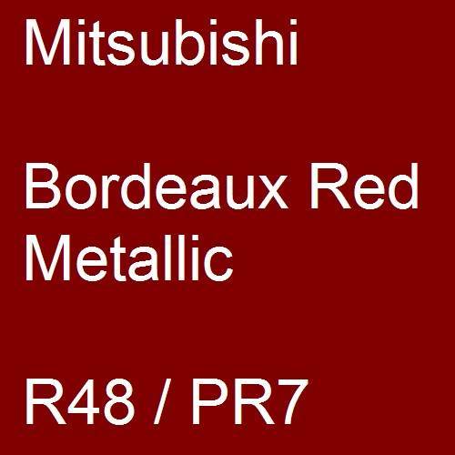 Mitsubishi, Bordeaux Red Metallic, R48 / PR7.